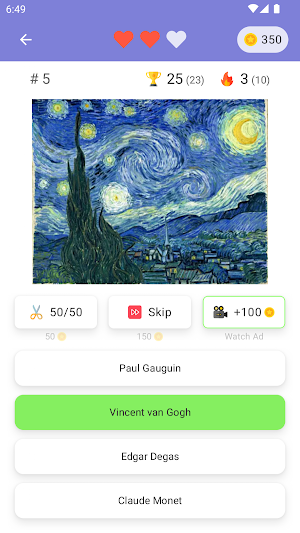 Art Quiz: Guess the Artist Screenshot 0