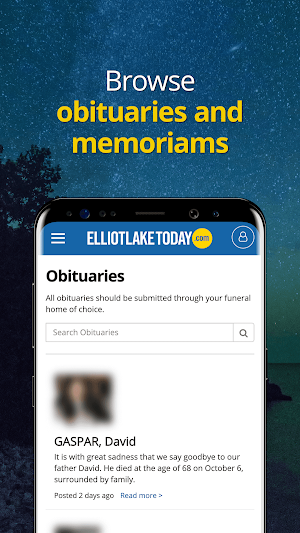 ElliotLakeToday.com Screenshot 1