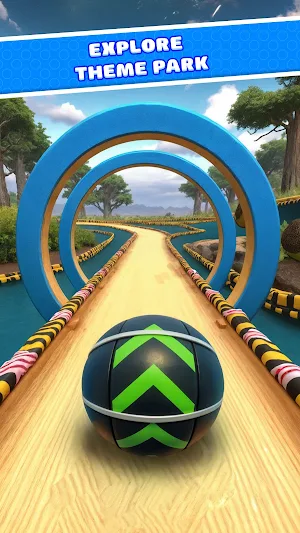 Crazy Sky Ball Rolling Game Screenshot 2
