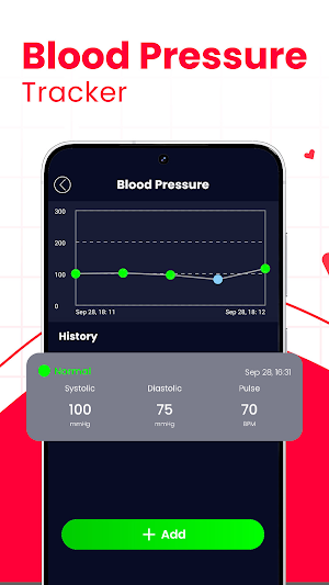 BloodPress: Blood Pressure App Screenshot 1
