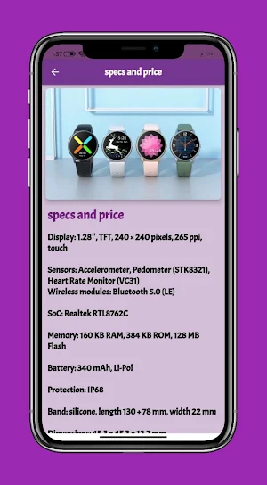 imilab kw66 smart watch Guide Screenshot 3