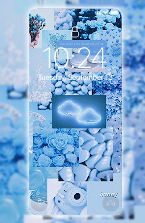 Blue aesthetic wallpapers Screenshot 2