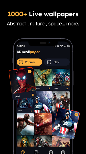 4D wallpaper Screenshot 2