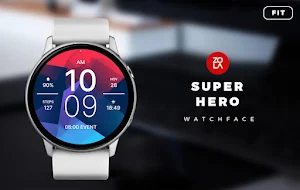 Super Hero Fit Watch Face Screenshot 0