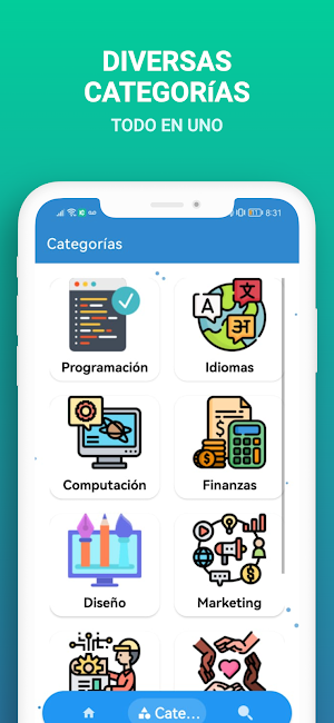 SaberApp - Cursos Online Screenshot 2