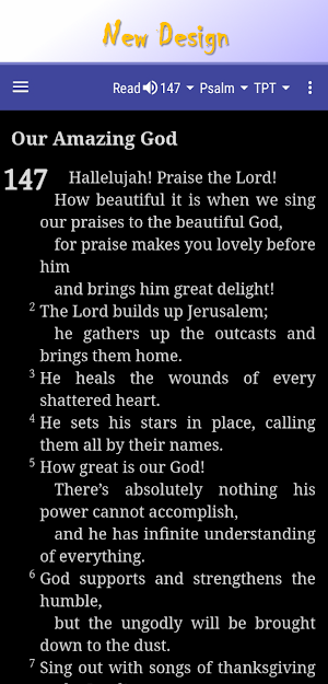 Holy Bible TPT Screenshot 0