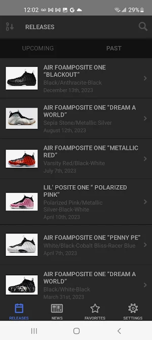 Foams App Screenshot 1