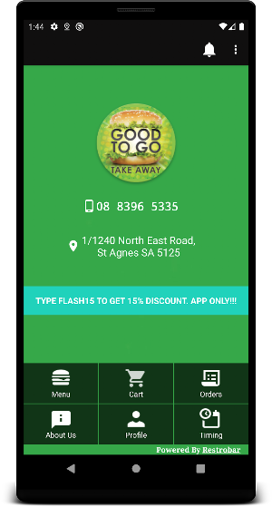 Good To Go Takeaway Screenshot 1