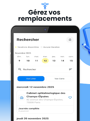 MedRempla : Planning Médical Screenshot 2