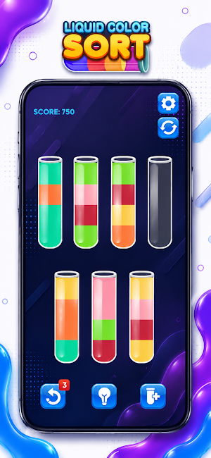 Liquid Color Sort Screenshot 1