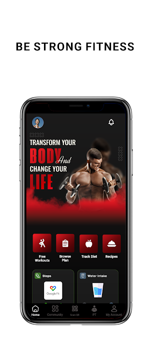 Be Strong Fitness Screenshot 0