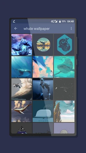 Whale Wallpapers Art Screenshot 0