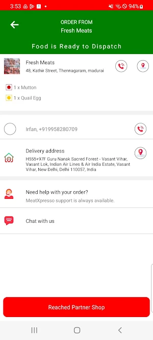 MeatXpresso Partner Screenshot 1