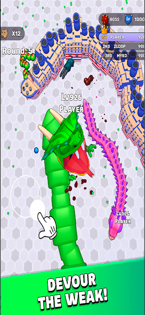 Snake Race Clash Screenshot 1