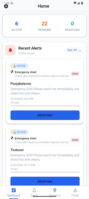 SafeTNet: Security Officer Screenshot 1