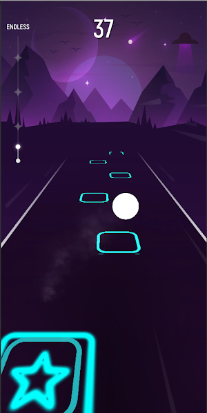 Astronomia Dancing Tiles Hop Ball - Neon EDM Rush Screenshot 2