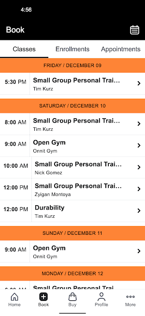 Onnit Gym Screenshot 1