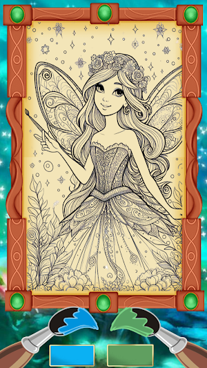 Coloring Games: Fairy Princess Screenshot 3