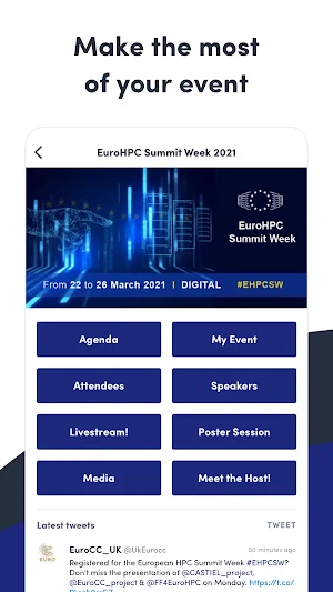 EuroHPC Summit Week 2021 Screenshot 0