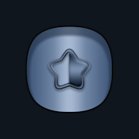Curved - Blue Icon Pack