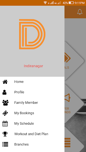 App for gym Screenshot 2