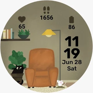 Cat and Mouse Watch face Screenshot 1