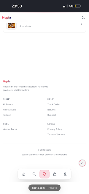 Nepfa Brand Screenshot 3