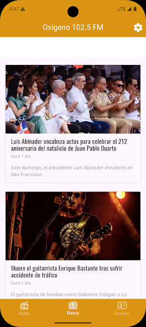 Oxigeno 102.5 FM Screenshot 2