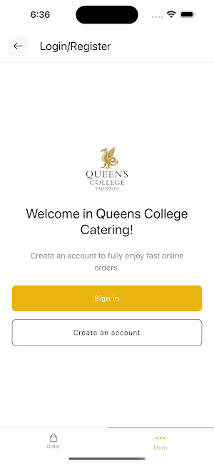 Queens College Catering Screenshot 3