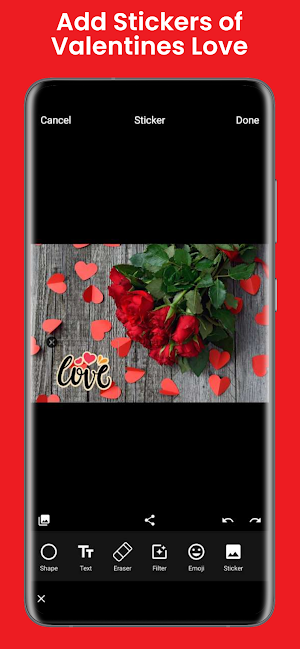 Valentines Love Greetings Screenshot 2
