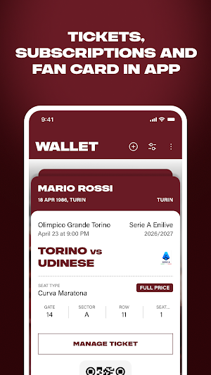 TORINO FC - TICKETS Screenshot 1