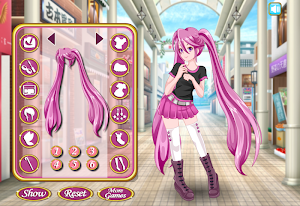 Anime Girl Dress Up And Makeup - Girls Games Screenshot 0
