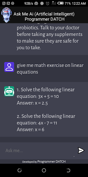 DATCH Ai - Ask Me Robot Screenshot 2