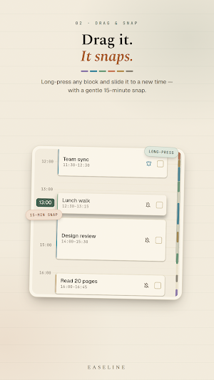 Easeline - Visual Day Planner Screenshot 1