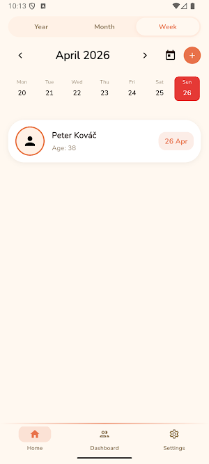 Jubilant: Birthday & Name Day Screenshot 1