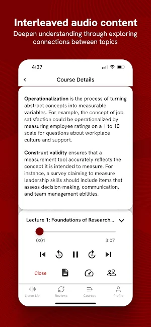 Polym: Audio App for Retention Screenshot 3