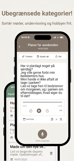 Transskriber: Lyd til Tekst Screenshot 2