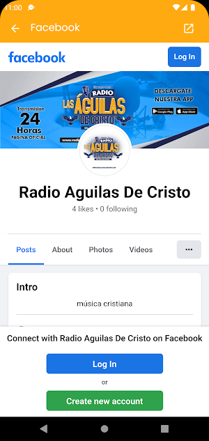 Radio Las Águilas de Cristo Screenshot 2