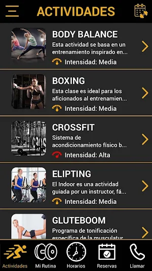Cuore Fitness Screenshot 1