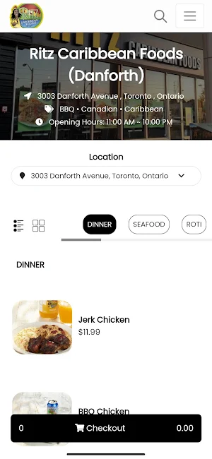 Ritz Caribbean Foods Screenshot 2