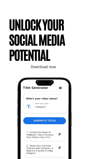 Vidalyzer: YouTube & IG SEO Screenshot 0