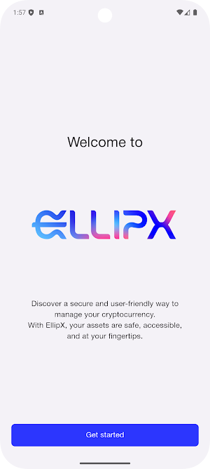 EllipX Wallet Screenshot 0