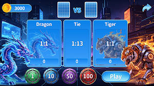 Neon Dragon & Tiger Screenshot 1