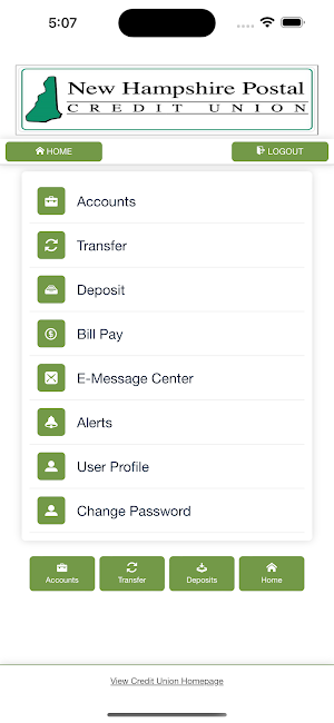 New Hampshire Postal CU Screenshot 1