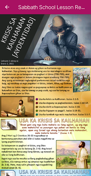 Sabbath School Lesson in Cebuano Language Screenshot 3
