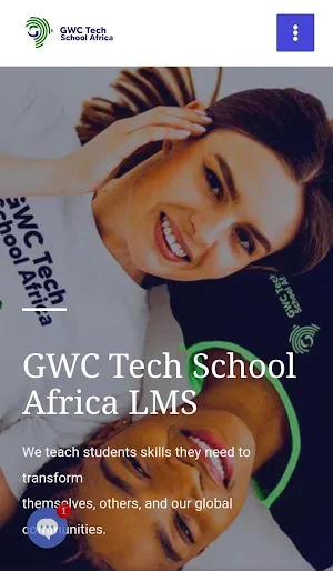 GWC Tech School LMS Screenshot 2