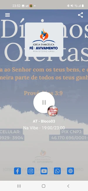 Rádio Fé e Avivamento Screenshot 2