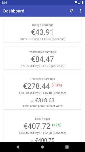 My app earnings (for AdMob and Developer Console) Screenshot 3