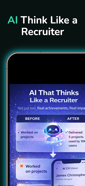 AI CV Maker ATS Resume Builder Screenshot 2