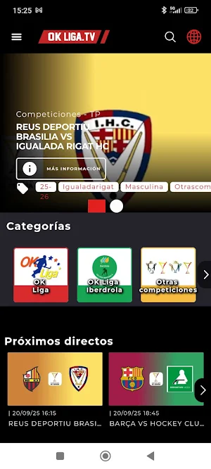 OK Liga TV Screenshot 0